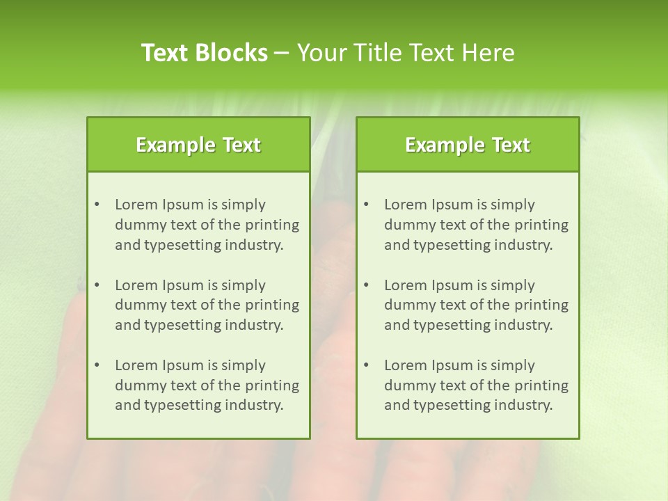 Orange Garden Vegetable PowerPoint Template