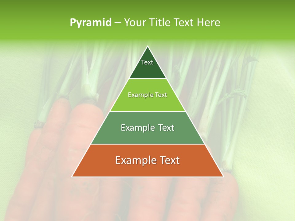 Orange Garden Vegetable PowerPoint Template