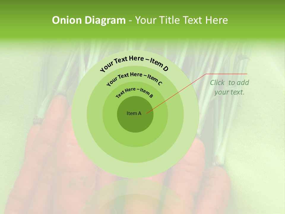 Orange Garden Vegetable PowerPoint Template