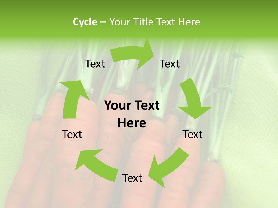 Orange Garden Vegetable PowerPoint Template