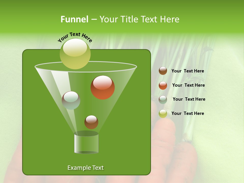 Orange Garden Vegetable PowerPoint Template