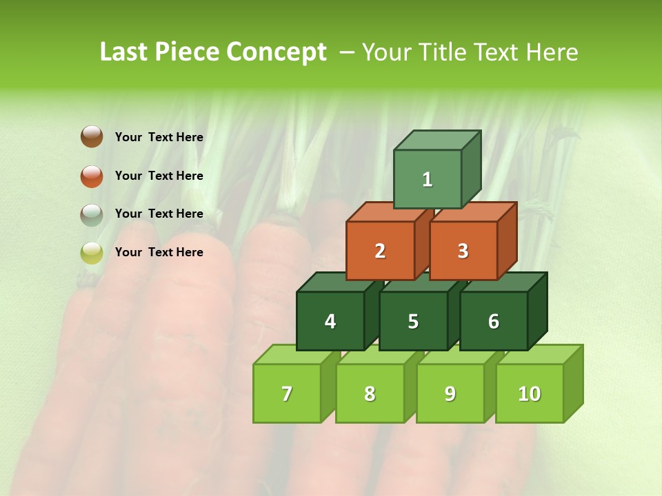 Orange Garden Vegetable PowerPoint Template