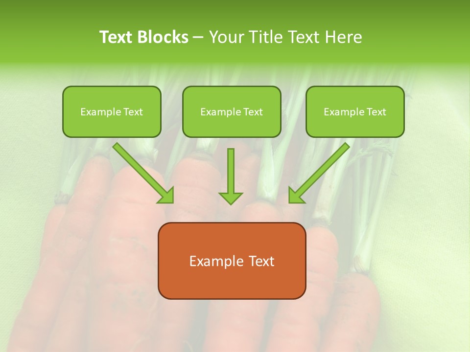 Orange Garden Vegetable PowerPoint Template