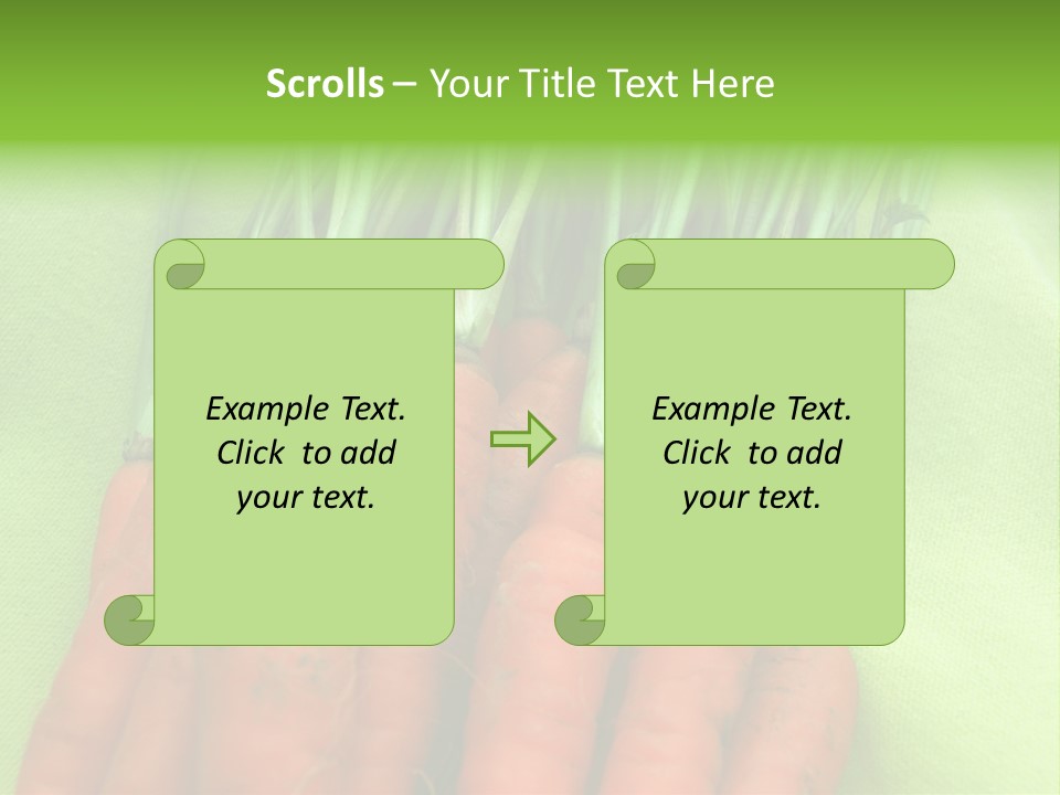 Orange Garden Vegetable PowerPoint Template