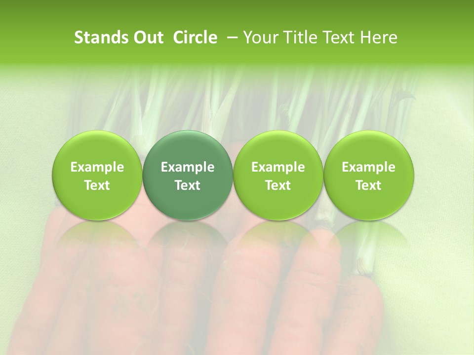 Orange Garden Vegetable PowerPoint Template