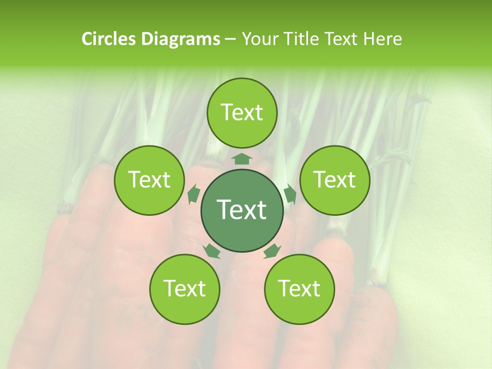 Orange Garden Vegetable PowerPoint Template