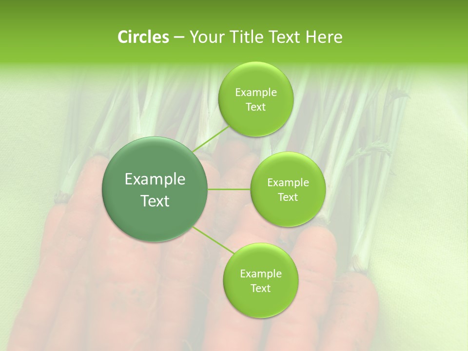 Orange Garden Vegetable PowerPoint Template