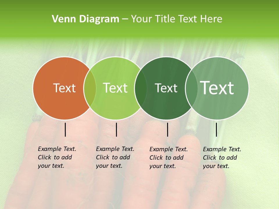 Orange Garden Vegetable PowerPoint Template