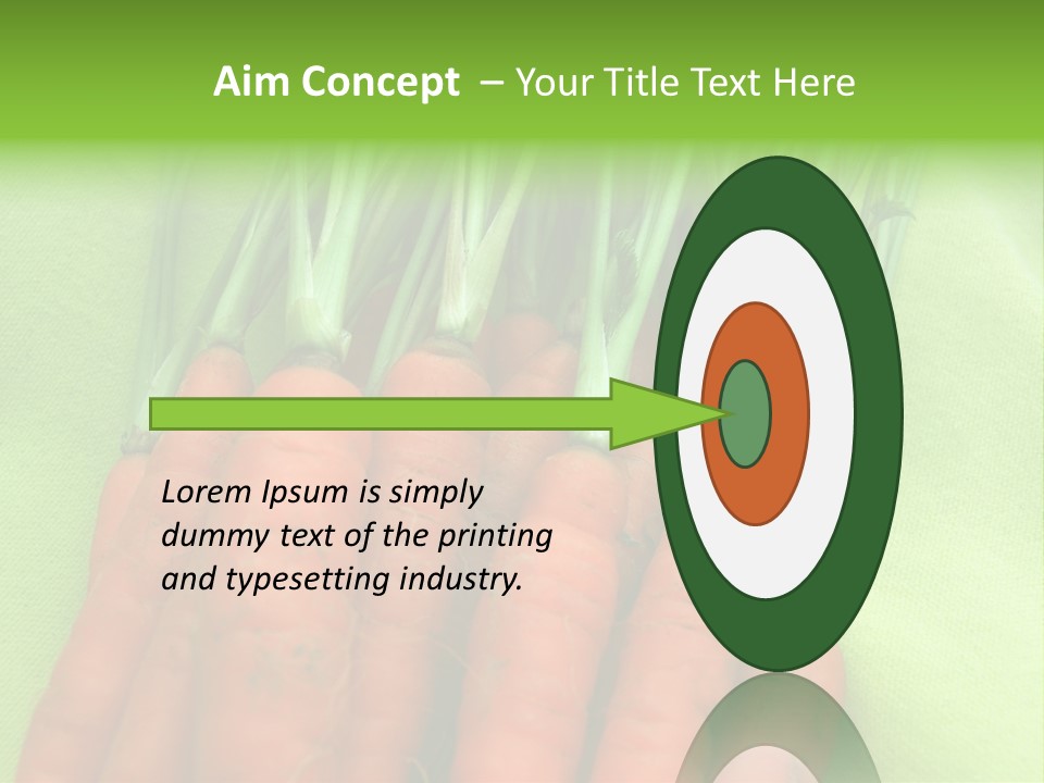 Orange Garden Vegetable PowerPoint Template