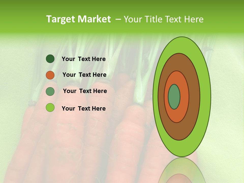 Orange Garden Vegetable PowerPoint Template