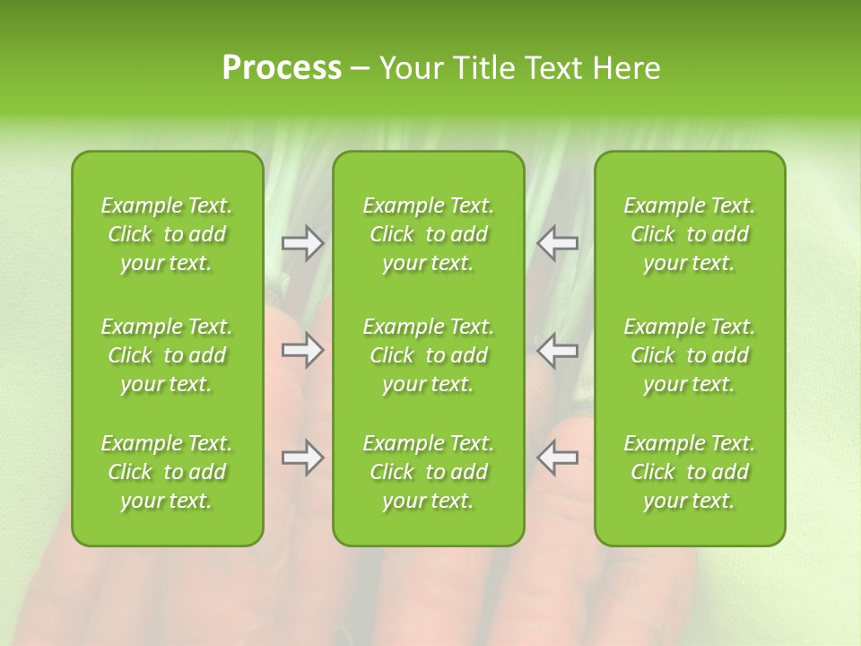Orange Garden Vegetable PowerPoint Template