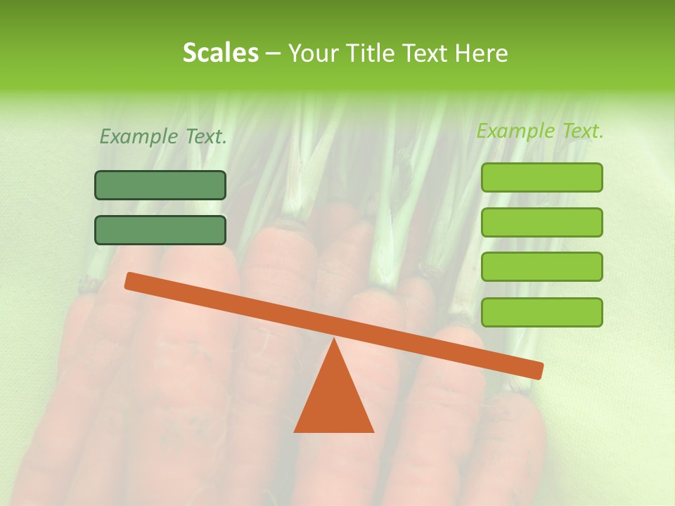 Orange Garden Vegetable PowerPoint Template
