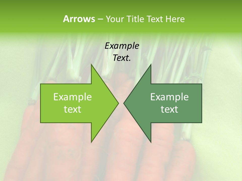 Orange Garden Vegetable PowerPoint Template