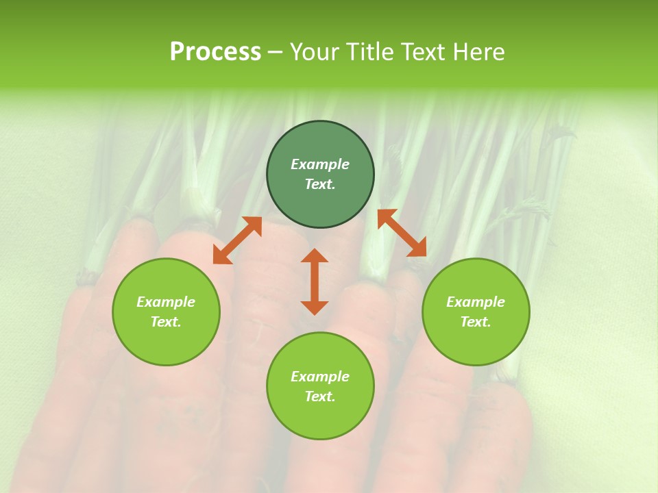Orange Garden Vegetable PowerPoint Template