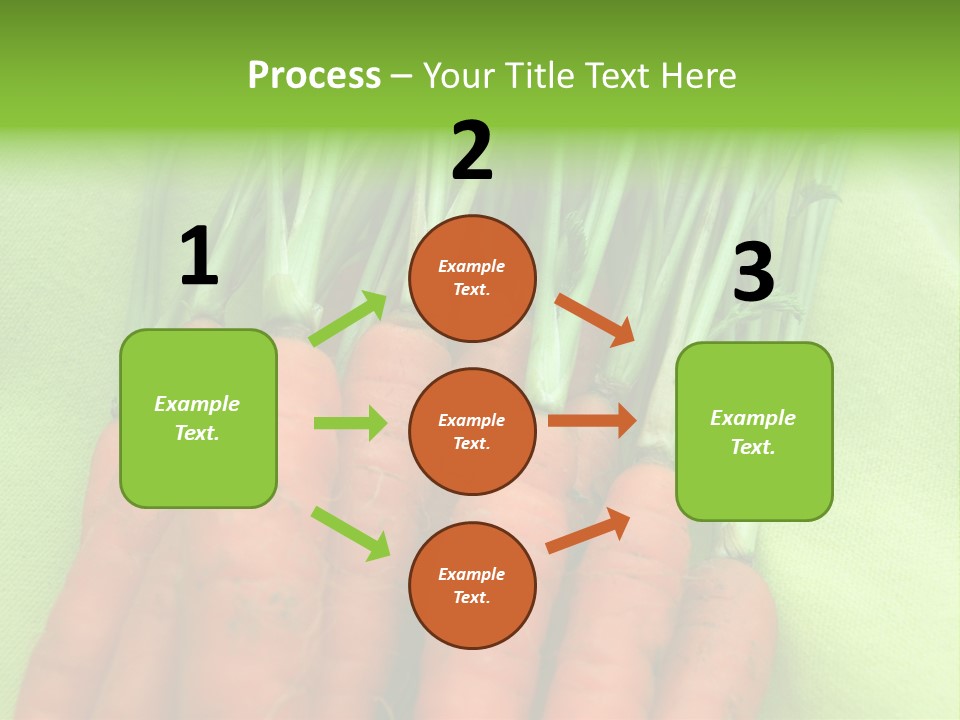 Orange Garden Vegetable PowerPoint Template