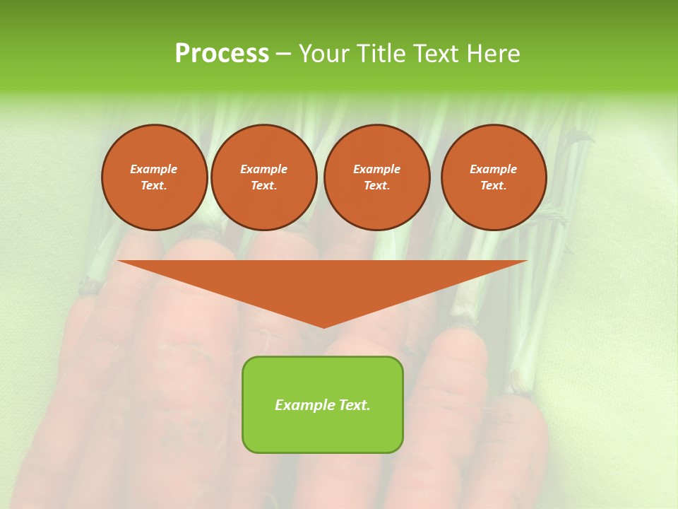 Orange Garden Vegetable PowerPoint Template