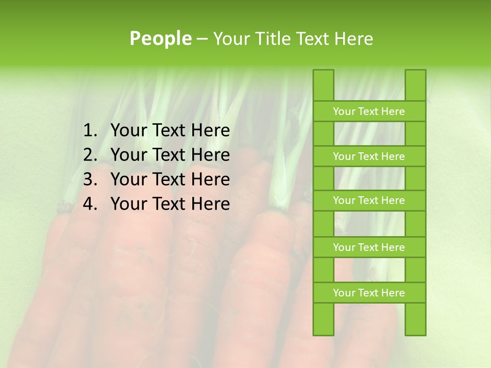 Orange Garden Vegetable PowerPoint Template
