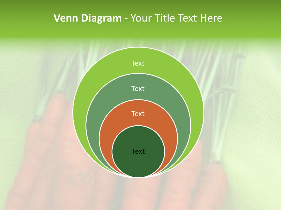 Orange Garden Vegetable PowerPoint Template