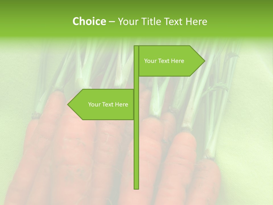 Orange Garden Vegetable PowerPoint Template