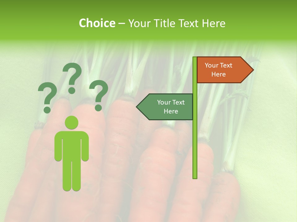 Orange Garden Vegetable PowerPoint Template