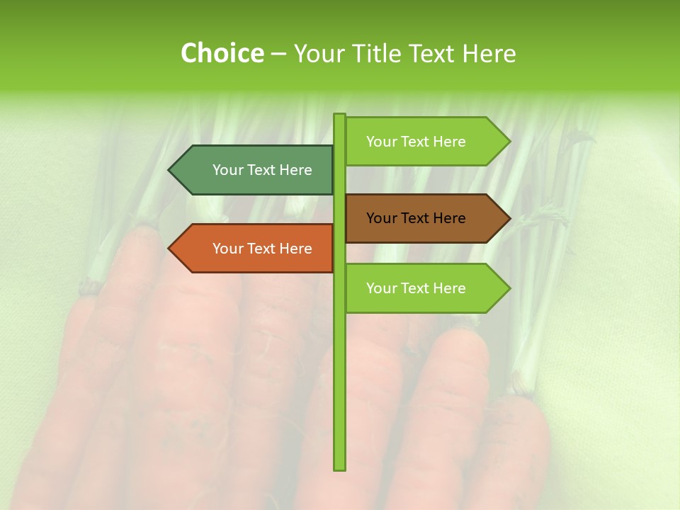 Orange Garden Vegetable PowerPoint Template