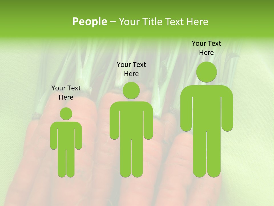 Orange Garden Vegetable PowerPoint Template