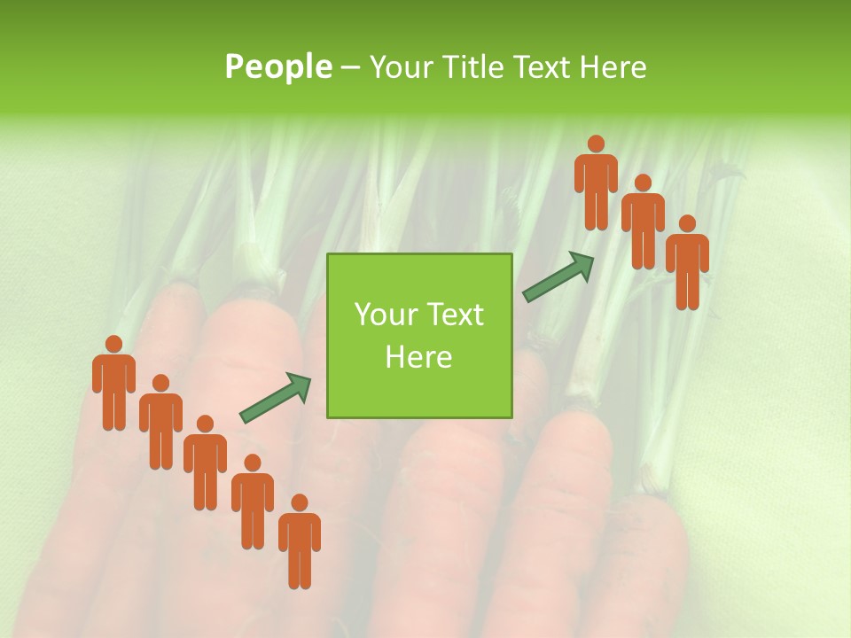 Orange Garden Vegetable PowerPoint Template