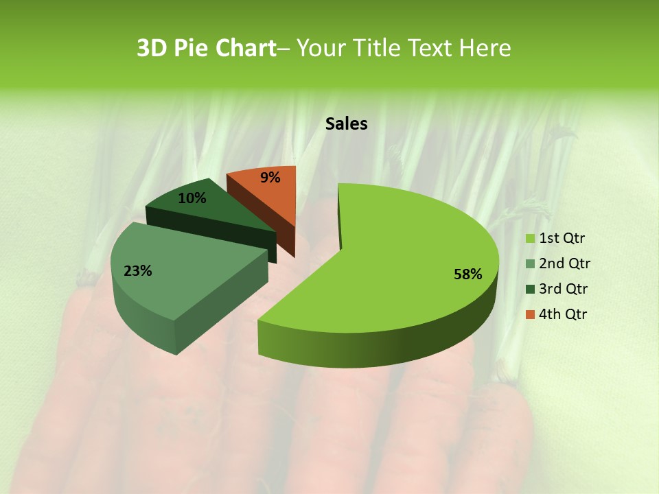 Orange Garden Vegetable PowerPoint Template