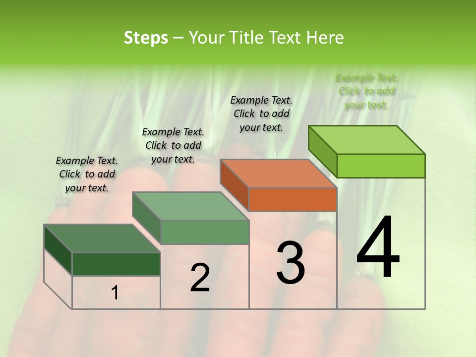 Orange Garden Vegetable PowerPoint Template