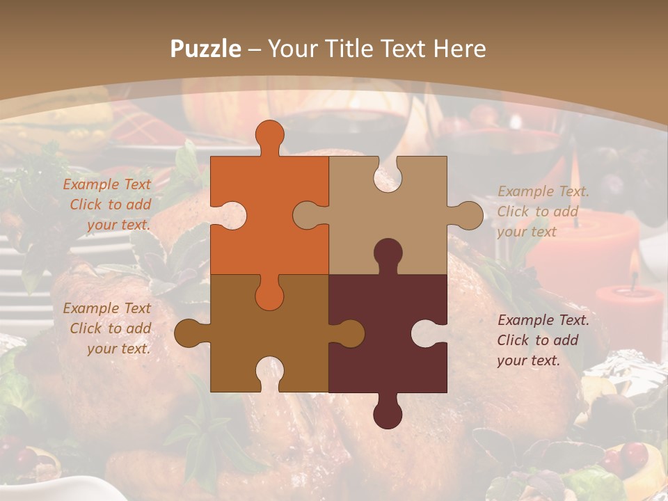 Vegetable Season Decoration PowerPoint Template
