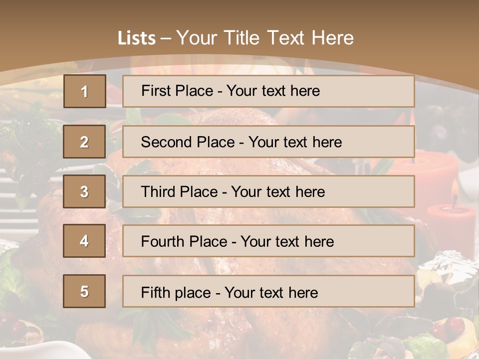 Vegetable Season Decoration PowerPoint Template
