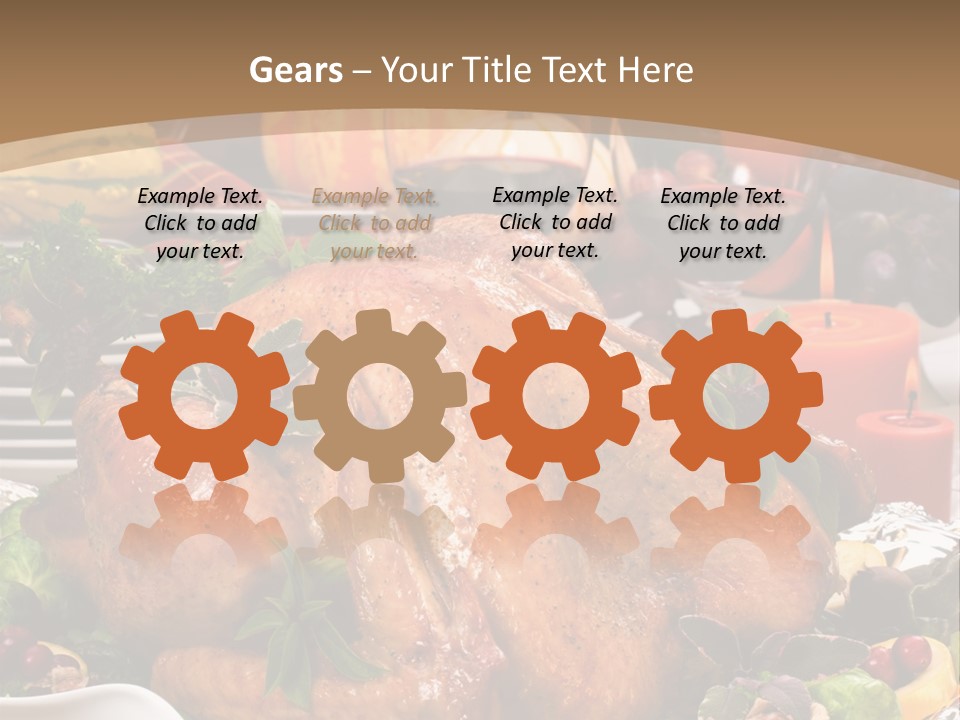 Vegetable Season Decoration PowerPoint Template
