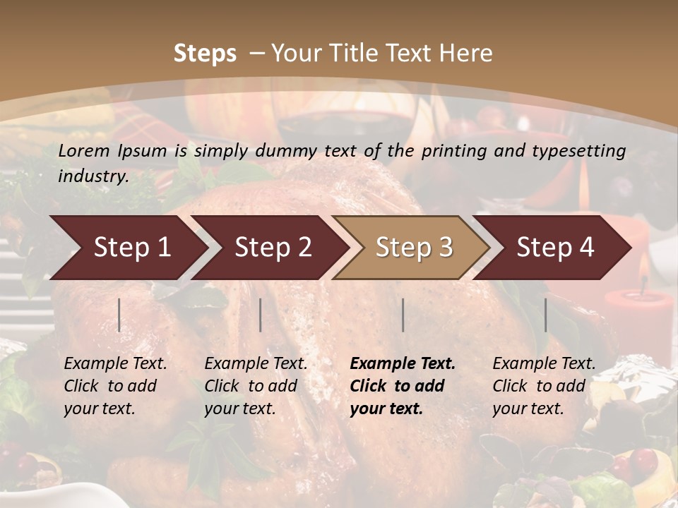 Vegetable Season Decoration PowerPoint Template