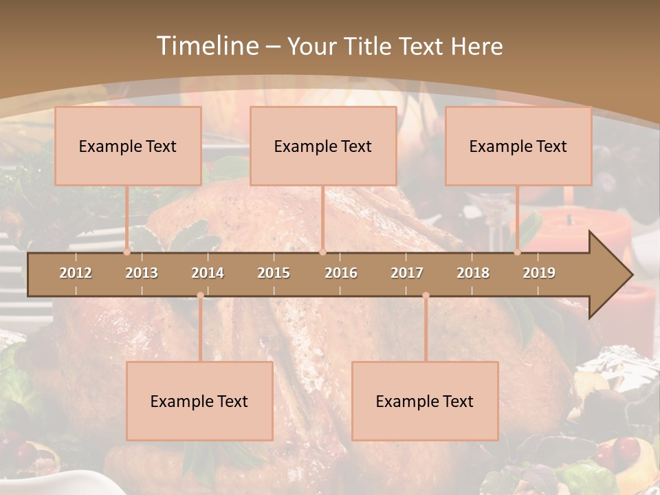 Vegetable Season Decoration PowerPoint Template