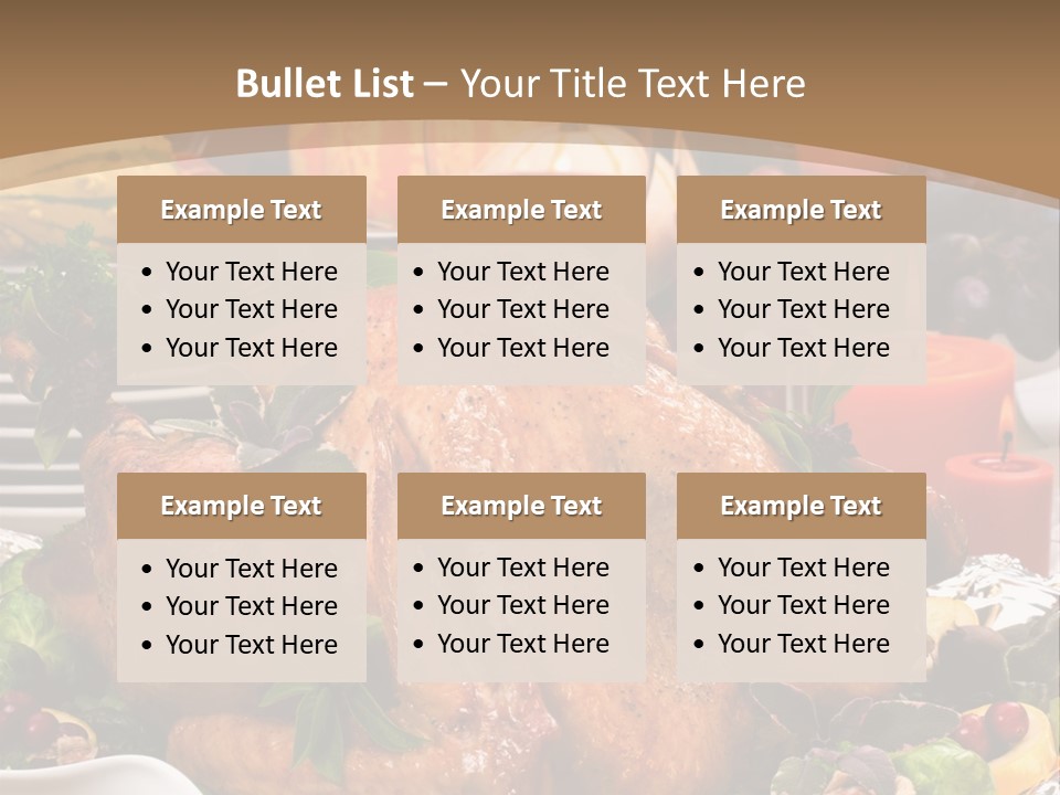 Vegetable Season Decoration PowerPoint Template