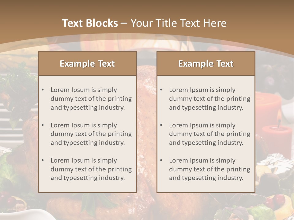 Vegetable Season Decoration PowerPoint Template
