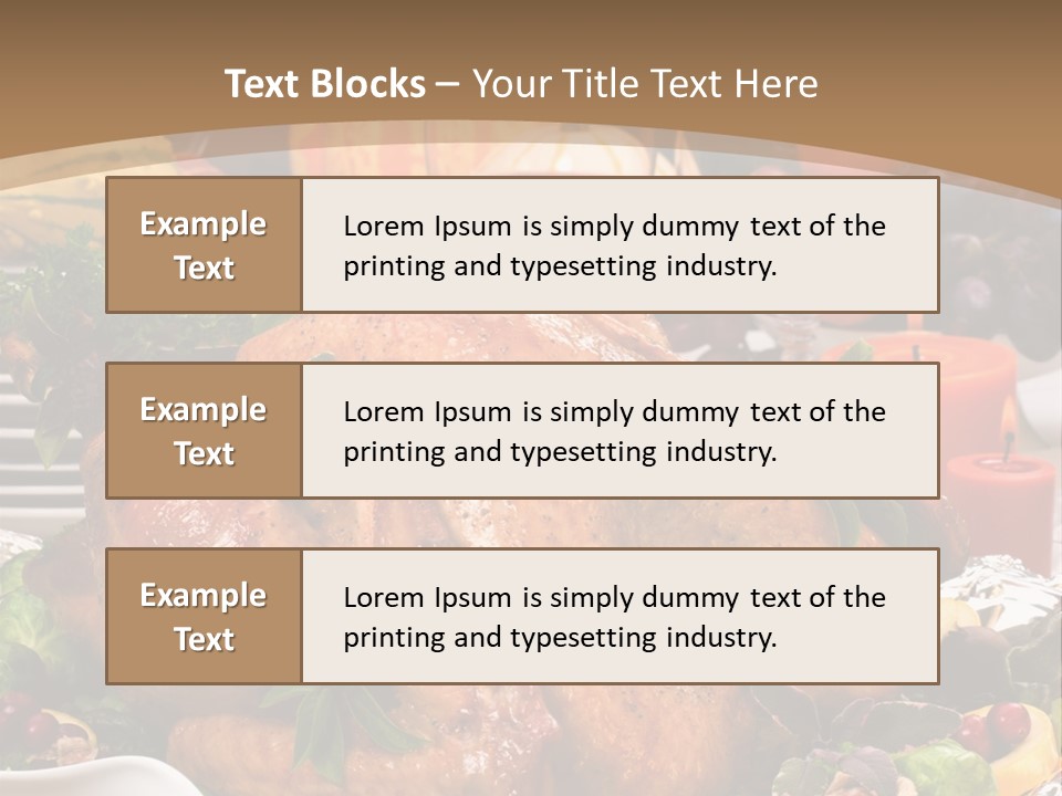 Vegetable Season Decoration PowerPoint Template