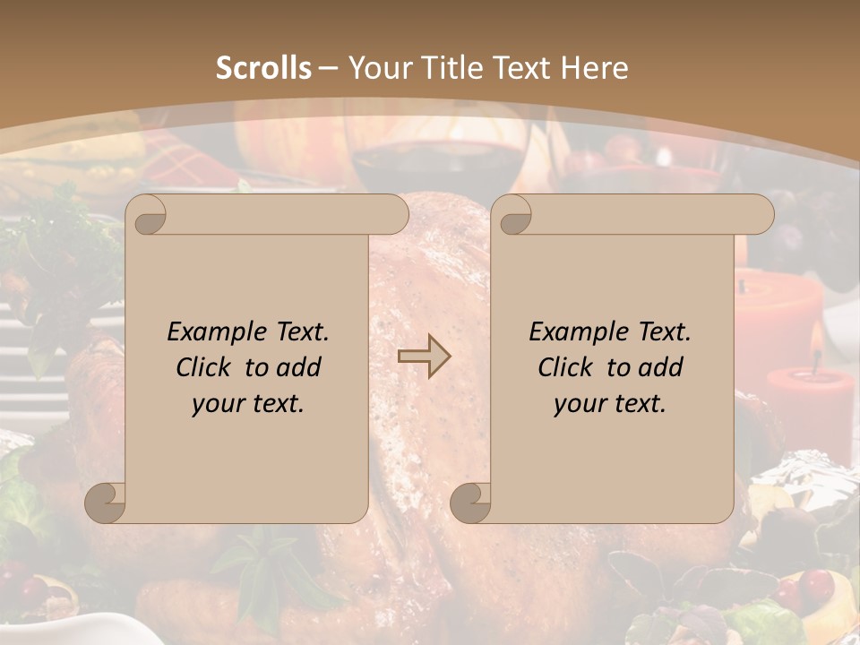 Vegetable Season Decoration PowerPoint Template