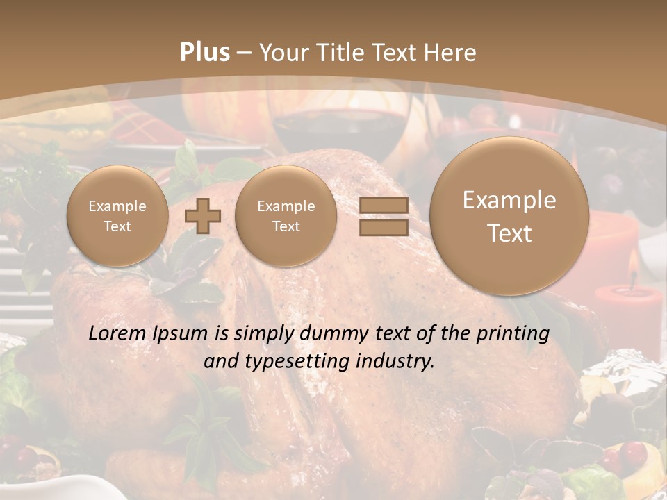 Vegetable Season Decoration PowerPoint Template
