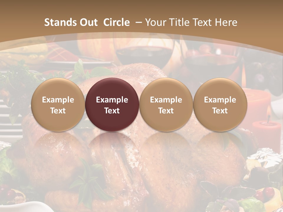 Vegetable Season Decoration PowerPoint Template