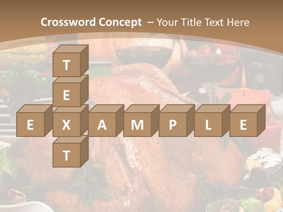 Vegetable Season Decoration PowerPoint Template