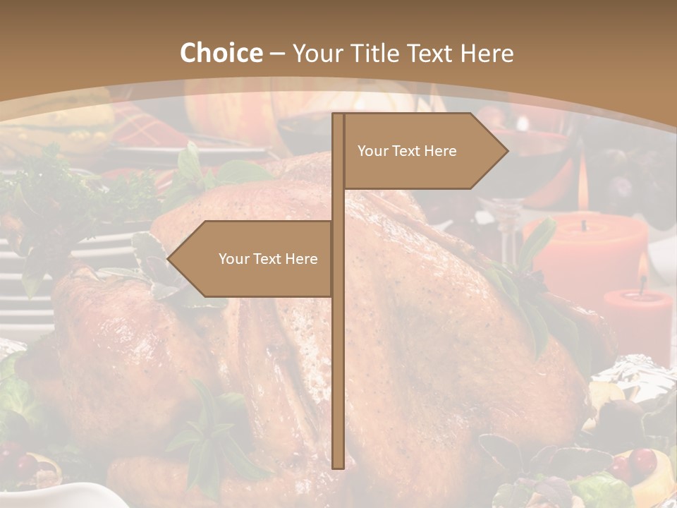 Vegetable Season Decoration PowerPoint Template