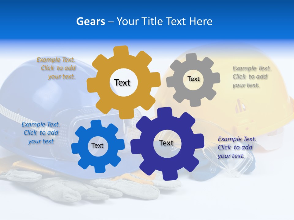 Protect Careful Glove PowerPoint Template