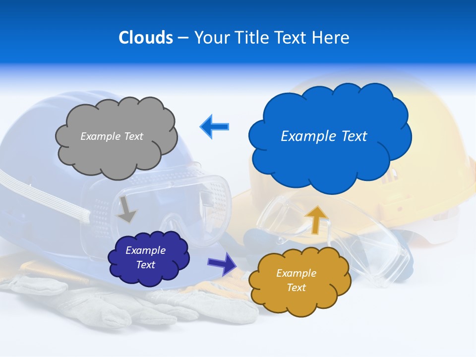 Protect Careful Glove PowerPoint Template
