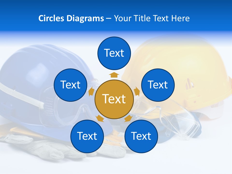 Protect Careful Glove PowerPoint Template