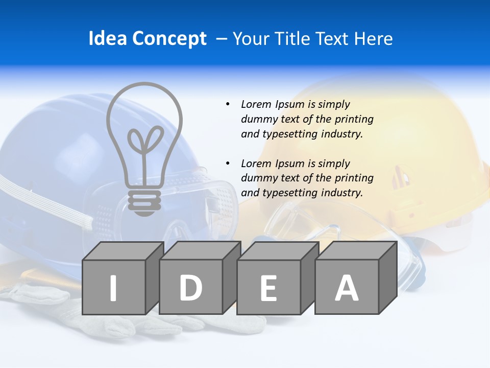 Protect Careful Glove PowerPoint Template