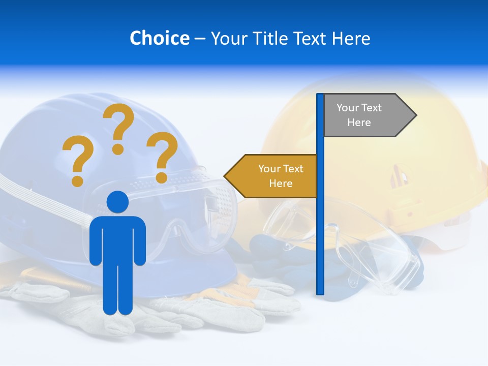 Protect Careful Glove PowerPoint Template
