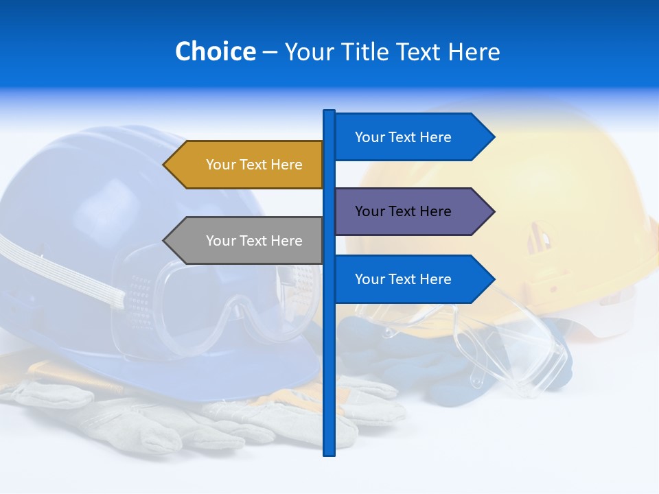 Protect Careful Glove PowerPoint Template