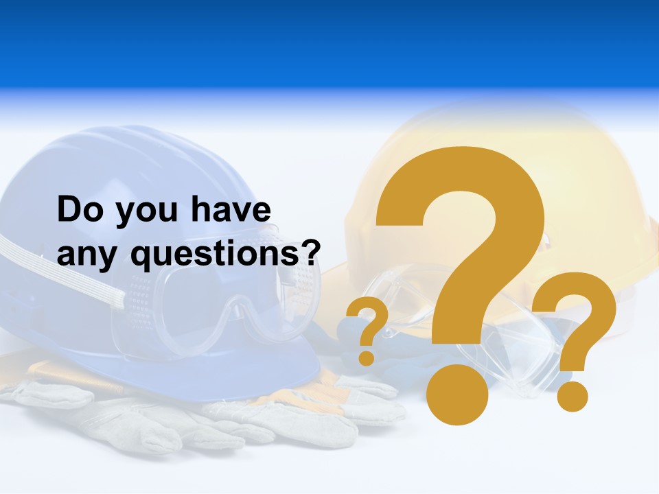 Protect Careful Glove PowerPoint Template