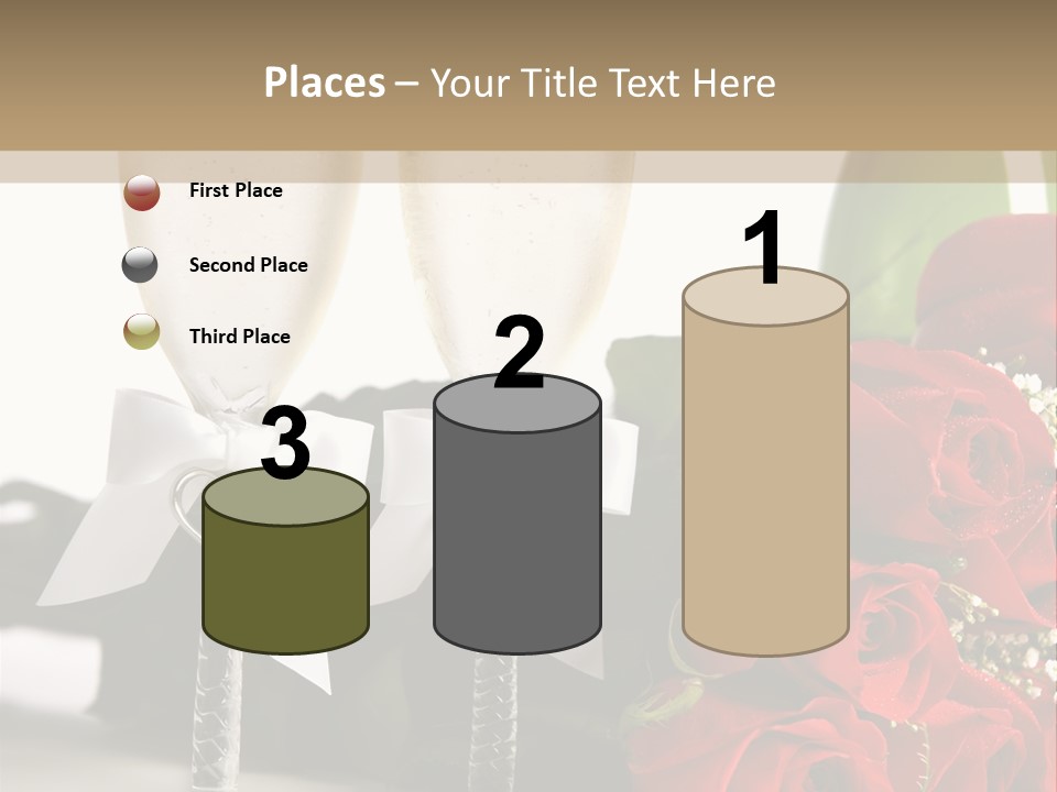 White Background Symbol Wedding PowerPoint Template